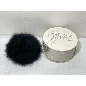 Vintage Nina ~ Black Fur Hat ~ Paris New York Rome
